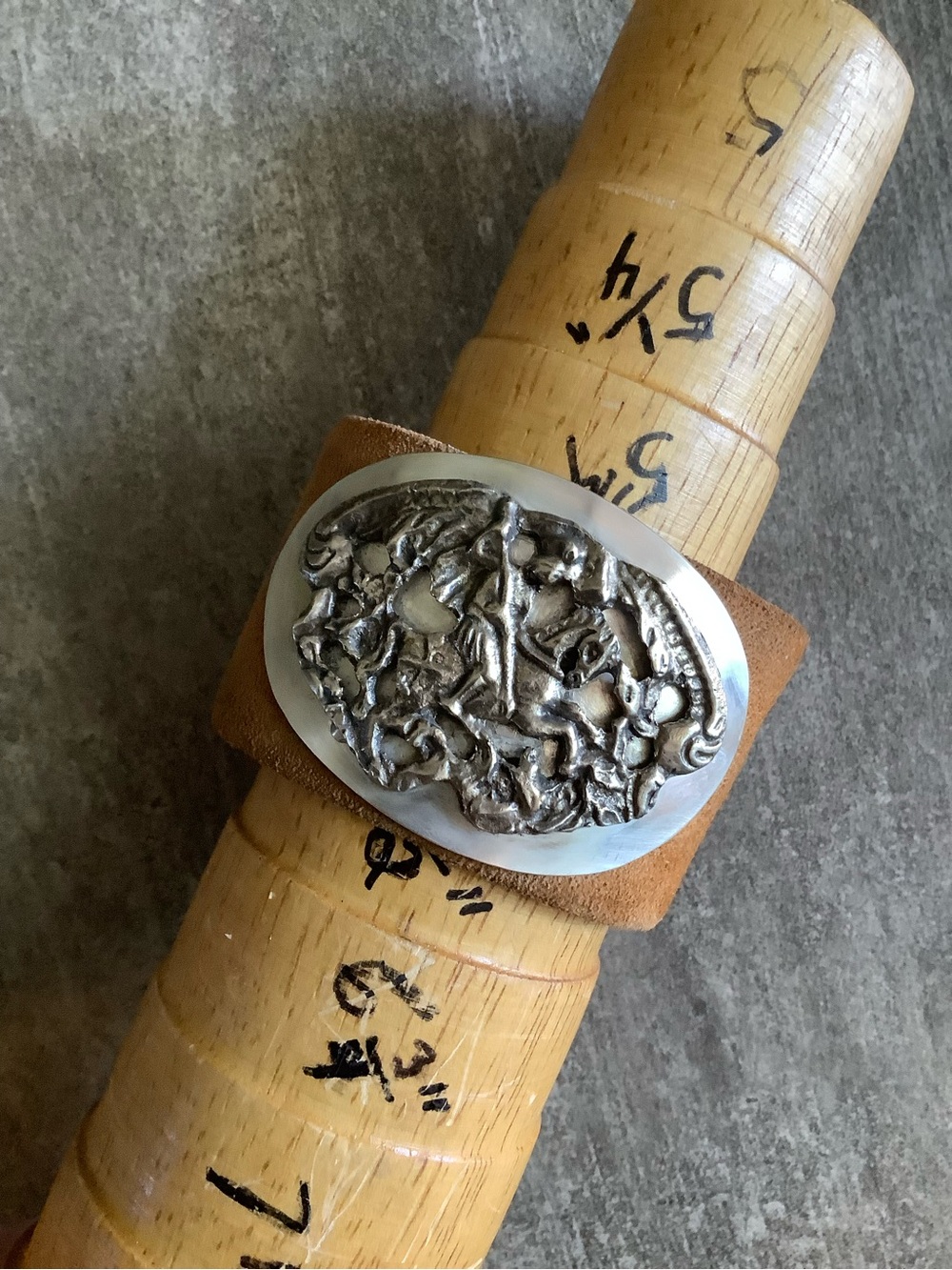 Horse & Rider cuff , adjustable - Picture 6 of 9